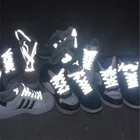 Dotian 3M Flat Reflective Athletic Shoelaces Safety Luminous Shoe Laces