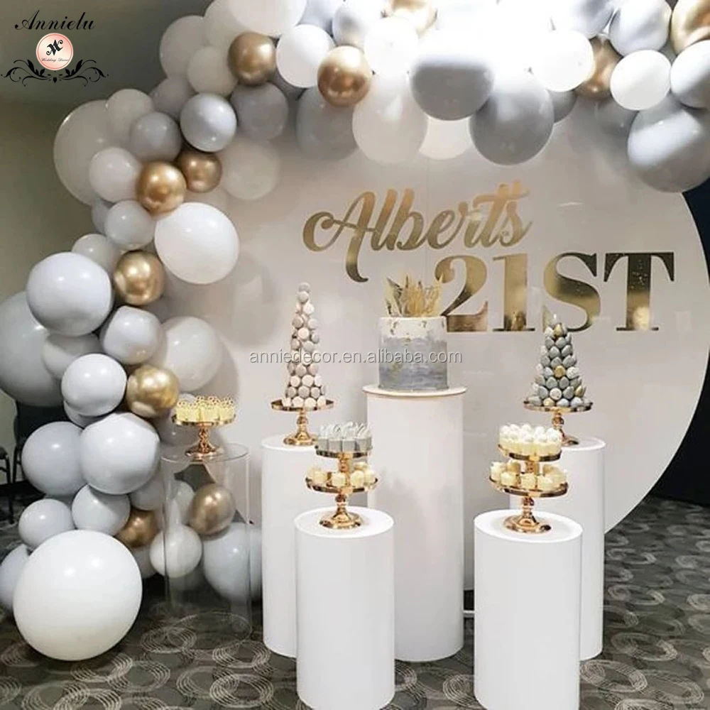 ANNIELU Dream dessert table wedding supplier stage backdrop decoration