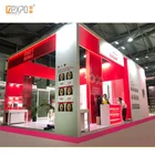 Easy Trade Expo Fair IZEXPO 30mins EASY Setup GIRL Portable Expo Display Portable Booth Trade Fair