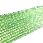 Green Round Beads Crystal Beads Glass Beads