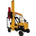 Safety fix guardrail machine,fence install pile driver