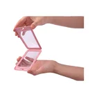 QORI costom color plastic id card holder metal name card holder
