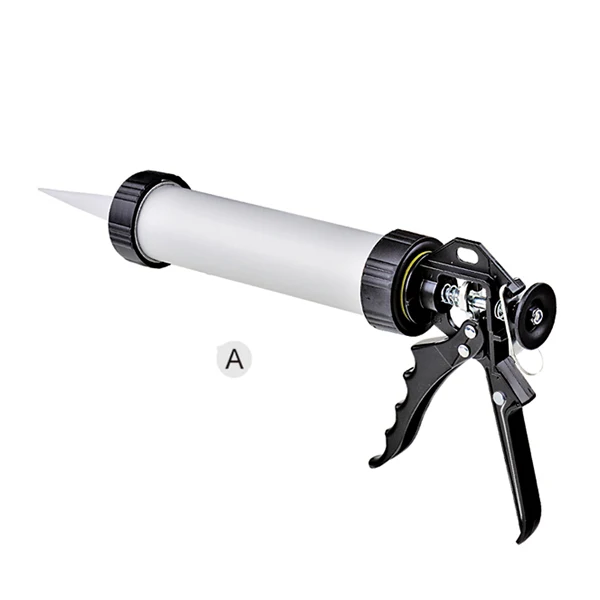 Pneumatic style aluminium tube caulking gun