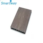 Black Composite Wpc Wood Composite China Supplier Outdoor Diy Black Wpc Plastic Decking Material Wood Composite