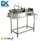 Hand Machine Semi Auto Horizontal Liquid Bottle Hand Soap Glucose Glass Jar Jam Filling Machine Bottle Filler