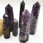 Wholesale dream amethyst crystal point natural crystal wands factory customized gemstone for gift