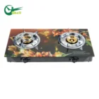 3D Printing glass top two burner table gas cooker