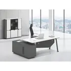 L shape modern office furniture fashion design simple manager table executive office desk