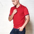 Wholesale OEM Man Golf Shirt Blank Sport Custom Printing Logo Design Plain Men Polo T-Shirts 100% Cotton