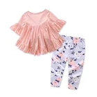cheap china bulk wholesale Spring autumn boutique custom kids clothing dresses girls baby clothes sets