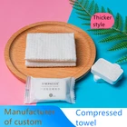 High Quality Disposable Soft Smooth Absorbent Compressed Travel Towel Individual Package