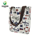 custom made all types waterproof organic cotton jute bag for shop