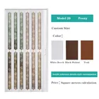 Glass Folding Doors Multifunctional Living Room Divider Glass PVC Folding Accordion Doors Fast Delivery