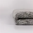 Fabric Velvet Sofa Manufacturer Pile Plain Dyed Soft for Bath Towel Suit and Grey Color