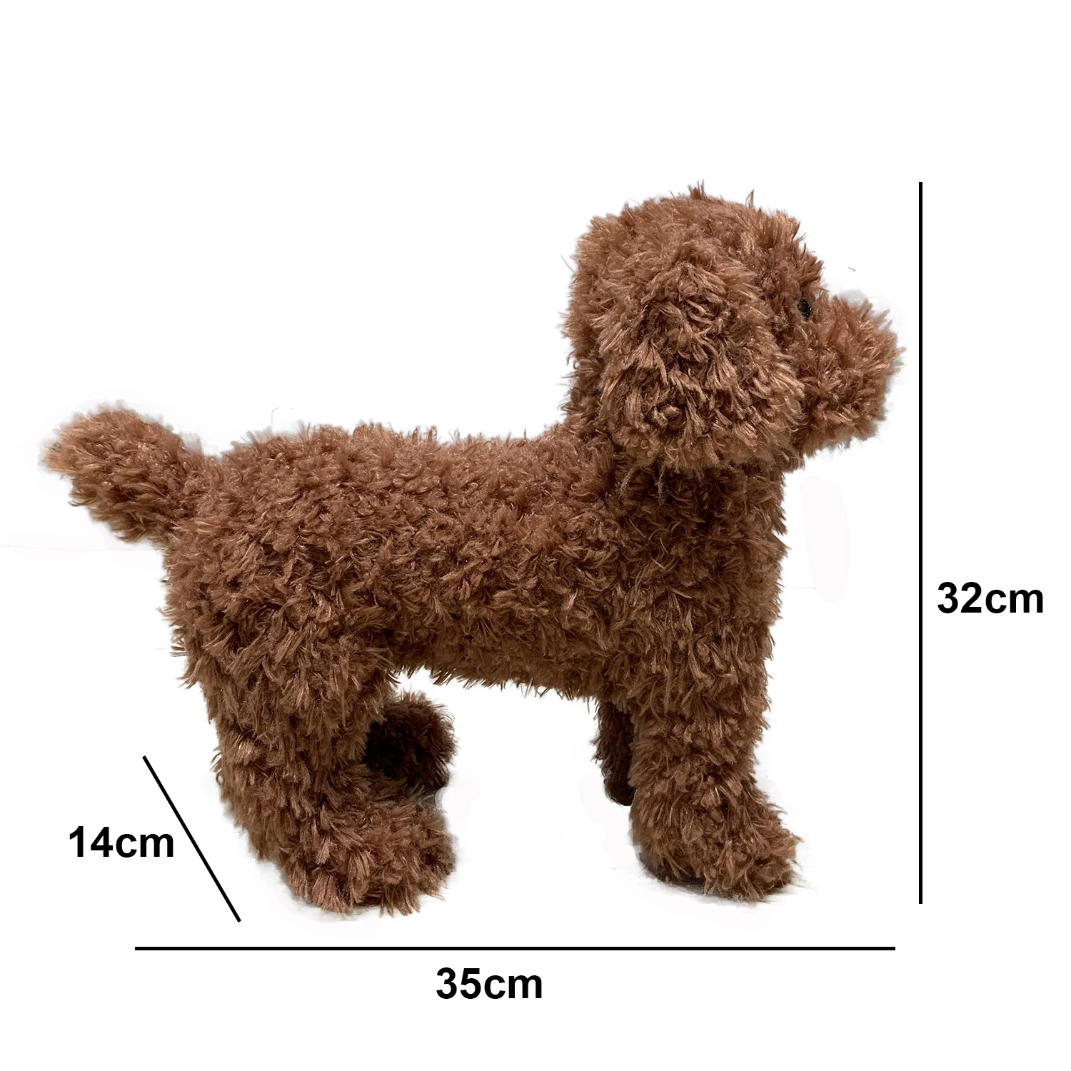 lifelike teddy dog toy