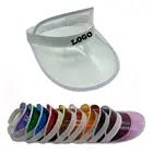 Factory direct selling High Quality Cheap transparent Plastic Sun Visor Cap