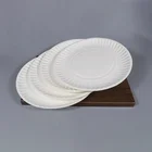 2018 newest recycled disposable China cheap White Pulp Birthday Paper Plate