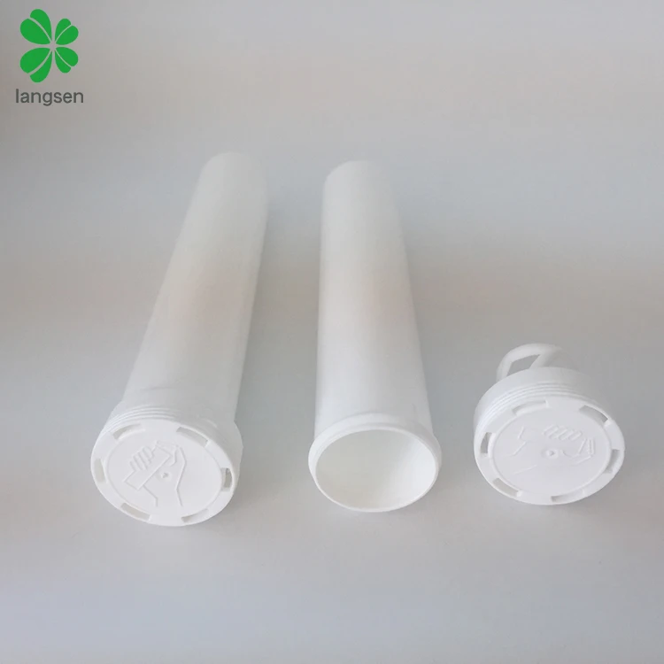 80g / 80 gram plastic vitamin effervescent tablets packaging tube