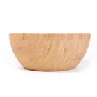 Bamboo Wood Salad Bowl, Premium Natural Sustainable Reusable Bamboo Bowls, Environmentally Friendly Gifts