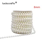 ABS Imitation Pearls Chain String Bead Garland Wedding Pearl Trim Centerpiece Flower Table Decoration C0506