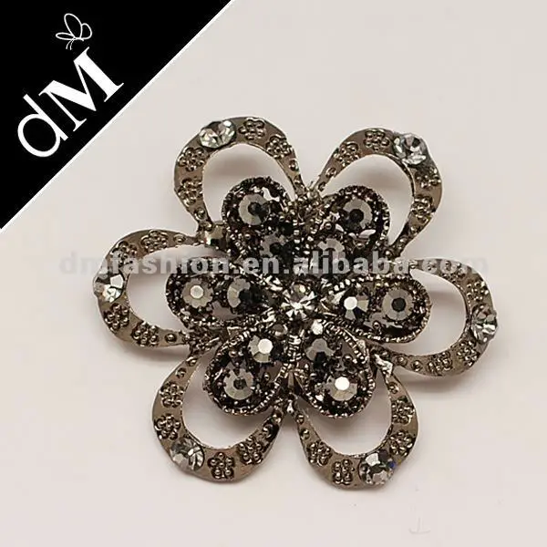 fashion style big acrylic brooches hijab pins for clothes bp079