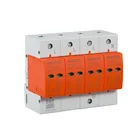 Lightning surge protector surge absorber 100KA red white color SPD AC 420V 620v