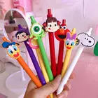 custom shape any color ok character pen anime 3D deboss pvc rubber logo Japanese style free sample