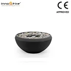 hot sale FS-17 round stainless steel ethanol fireplace