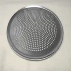 Whole size Food Grade Bakeware Aluminum Perforated Pizza Tray