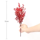 QH161-1080B DIY Preserved Artificial Eucalyptus Leaves decorative flower Foliage Supply for Christmas home decorations