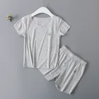 90-140cm Two Piece Summer Child Modal Toddler Boys Clothing Set