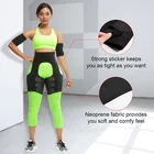 カスタムロゴ女性レディーススリミングシェイプウェアネオプレン戦利品リフター脚ボディシェイパーパンツウエストトレーナー