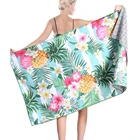 wuxi sublimation microfober beach towel with flowers