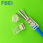 Transparent PC RJ45 connector boots for EZ connector
