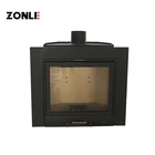 OEM Freestanding Indoor Cast Iron Wood Burning Stove For Sale With Metal Cover CE Certificate