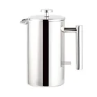 Custom 34OZ Stainless Steel Modern Tea Maker French Press Travel Coffee Stainless