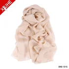 wholesale 2020 custom Colourful blank silk chiffon long scarf for ladies