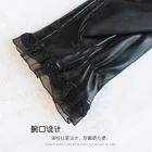 Lace Gloves Ladies Fashion Lace Lace Trim Elegant Warm Leather Gloves
