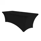Promotional black/blue/red banquet wedding party table cloth covers