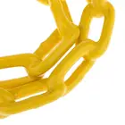 Black Plastic Coated Metal Link Swing Chain