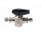 Stainless Steel Trunnion Ball Valve High Pressure Female Thread 6000PSI/413 bar