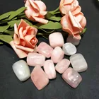 Wholesale high quality natural reiki crystal healing rose quartz crystal tumble stone for decoration