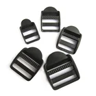 Black Bag Backpack webbing elastic band Strap adjuster Buckle Plastic buckle adjuster Ladder Lock