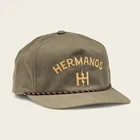 High quality nylon 5 panel blank hat rope bill unstructured custom snapback caps with your own logo