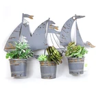 10835 garden flower pots flower stand wall hanging planter iron metal planter