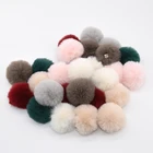 Rabbit Fur Rabbit Faux Fur Pompom High Quality Faux Rabbit Fur Ball 6cm 8cm Fake Fur Pompoms Accessoris Fur Pom Poms