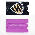 Touch U Custom Credit Wallet Case Id Business Card Stand Silicone Mobile Phone Card Holder