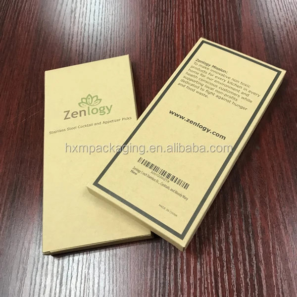 custom logo offset printing cardboard paper box for stocking