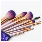 New fashion makeup brush set with bag cleaner silicone kabuki Manufacturer Supplier