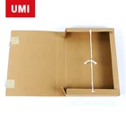 Simple Design High Capacity High Quality Popular A4 paper hard cover nature color paper File Box for School office